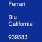 Preview: Ferrari, Blu California, 939583.